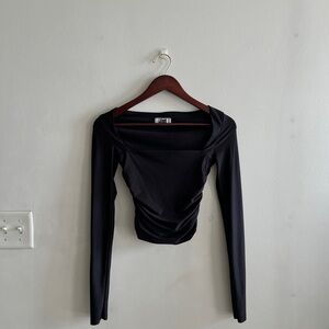 Tiger Mist Black Long Sleeve Top